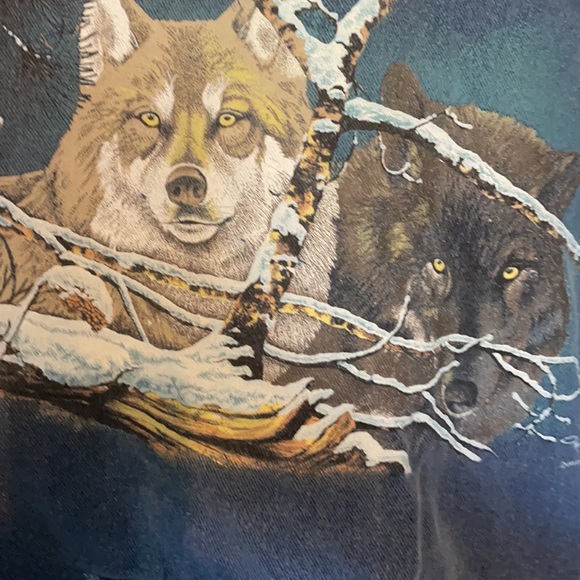 Wek the World denim look sweatshirt 2X vintage 90’s - Picture 2 of 6